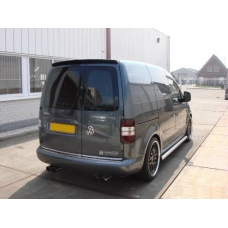 VW Caddy (03-15) aizmugurējā stikla spoileris 2 daļas